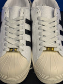 Tênis Adidas Superstar Vintage x Bape Black White - Pronta Entrega