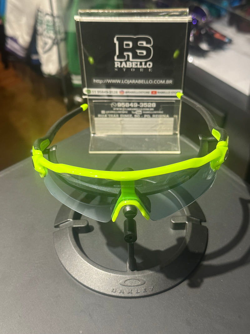 Óculos Oakley Radar Ev Verde Lente Azul - Pronta Entrega
