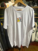 Camisa Off-White Tom & Jerry White/Yellow - Pronta Entrega