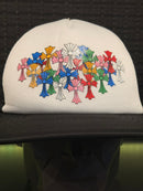 Boné Chrome Hearts Trucker Hat Multi Color Crosses - Pronta Entrega