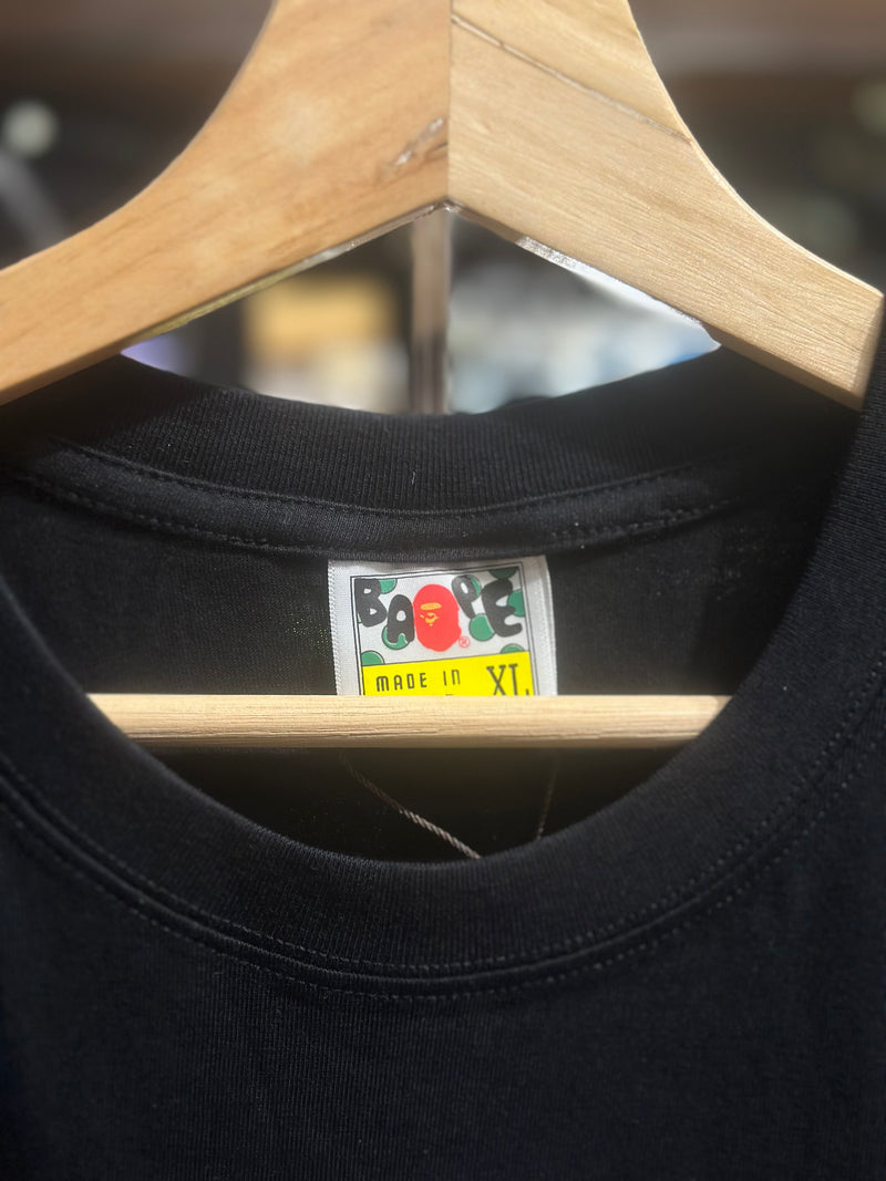 Camiseta BAPE A Bathing Ape Preta - Pronta Entregar