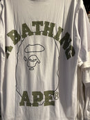 Camiseta BAPE ‘Abathing Ape’ Ape head Branca - Pronta Entrega