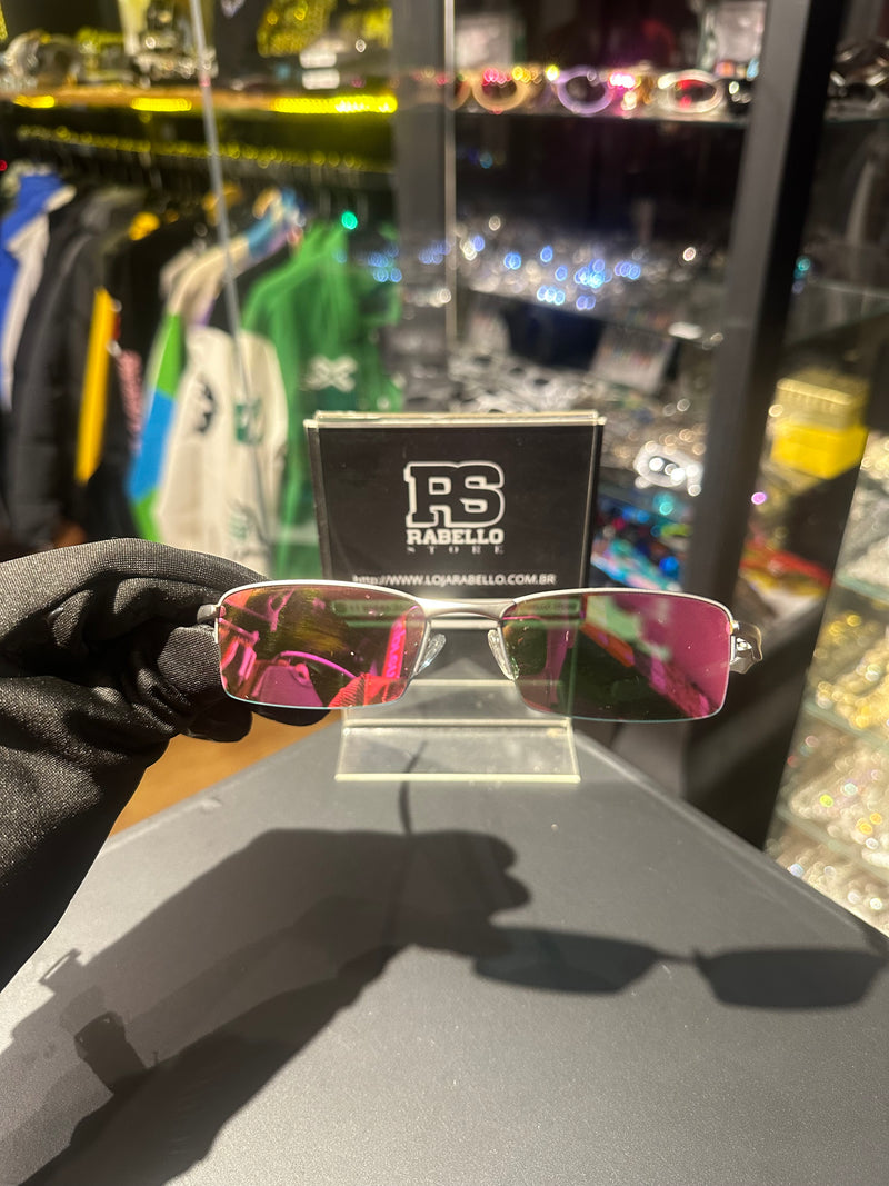 Óculos Oakley Lupa Do Vilão Lente Espelhada Rosa - Pronta Entrega