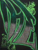 Camiseta Mixed Emotions Goblin Rhinestone Black/Green - Pronta Entrega