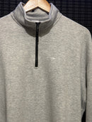 Jaqueta Nike Solo Swoosh 1/4-Zip Cinza - Pronta Entrega