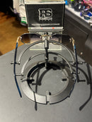 Óculos Cartier Preto Retangular Lente Escura - Pronta Entrega