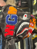 Jaqueta Bape Shark Dual Camo Full Zip - Pronta Entrega