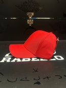 Boné Aba Curva Tommy Hilfiger Logo Pequeno Vermelho - Pronta Entrega