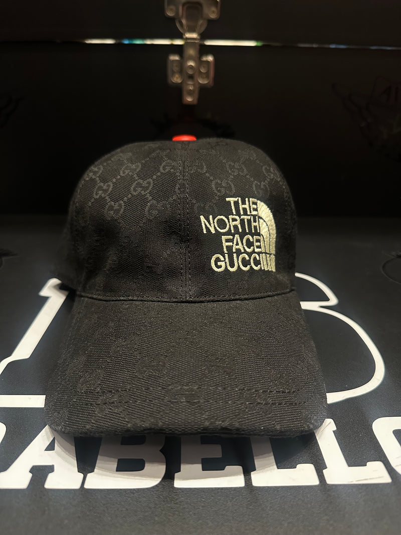 Boné Aba Curva Gucci X North Face Black - Pronta Entrega