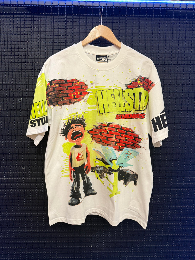 Camiseta Hellstar Records Brick Wall Printed - Pronta Entrega