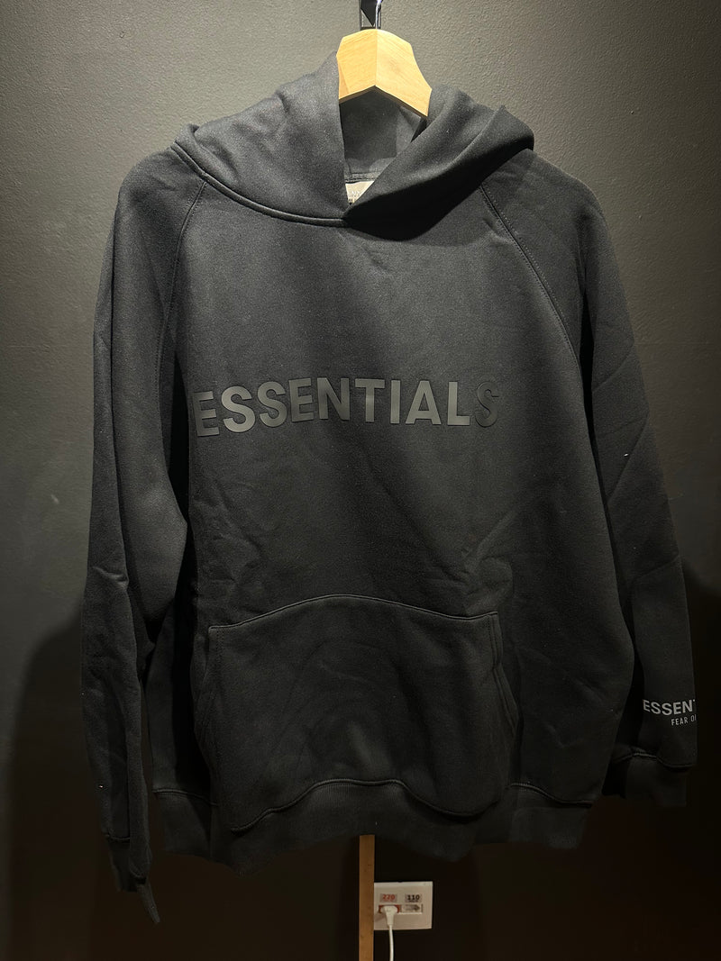 Moletom Essentials Black - Pronta Entrega