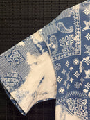 Camiseta Louis Vuitton Bandana Print Monogram - Pronta Entrega