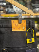 Calça Jeans Louis Vuitton Monogram Black - Pronta Entregae