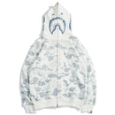 Moletom Bape Shark ABC White Blue Camo - Encomenda