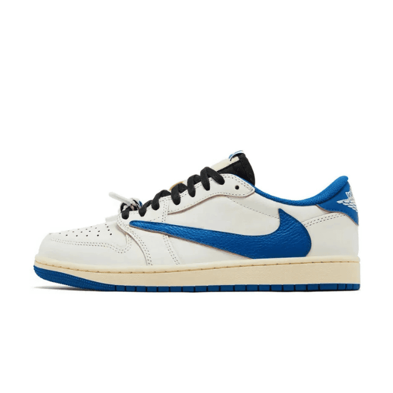 Air Jordan 1 Low Travis Scott x Fragment OG SP Sail Military Blue - ENCOMENDA