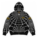 Moletom Vanson Leathers x Supreme Spider-Man Black - Encomenda