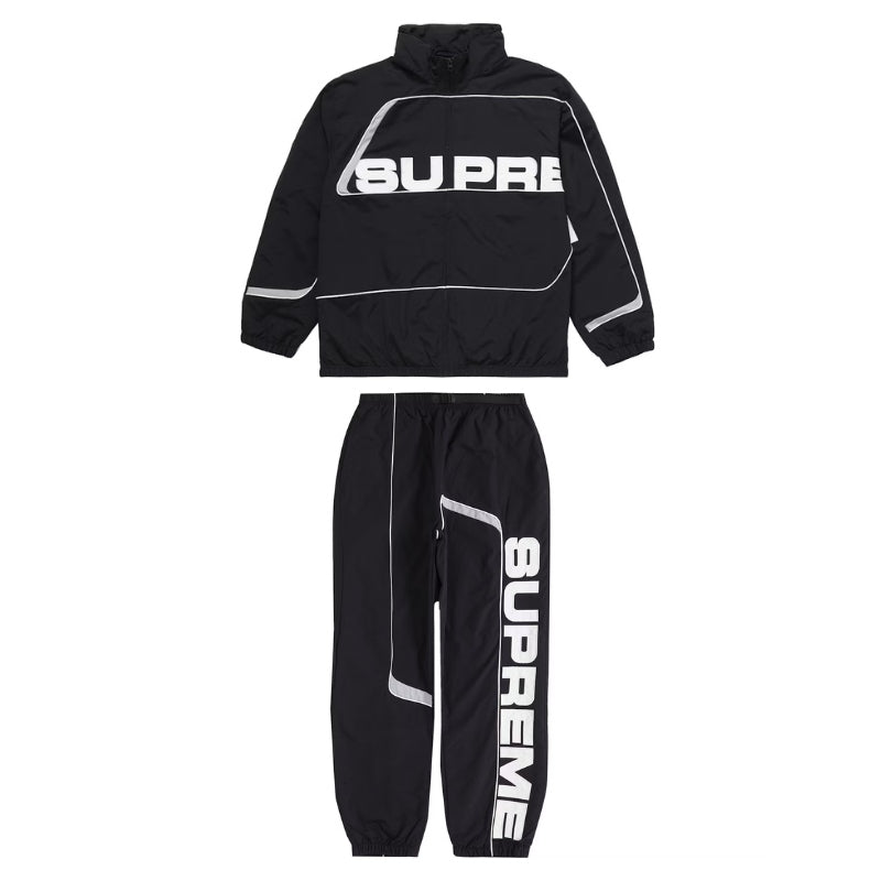 Conjunto Supreme S Paneled Track Preto - Encomenda