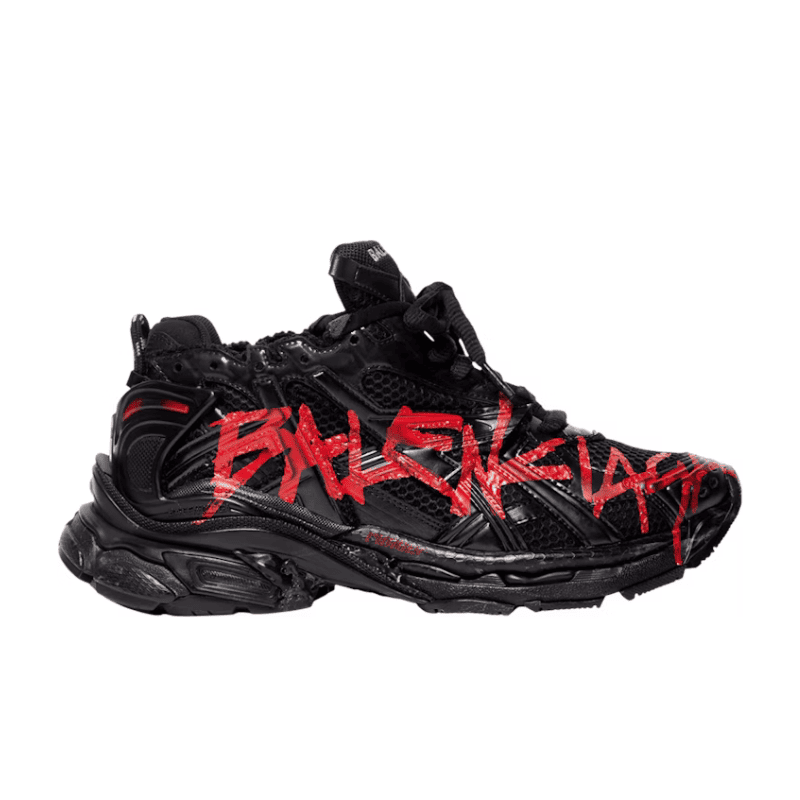 Balenciaga Runner Graffiti Sneaker in Black - Encomenda