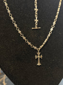 Kit Chrome Hearts Colar e Pulseira Aço inoxidável - Pronta entrega