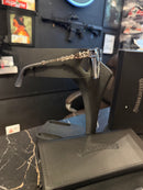 Óculos Chrome Hearts Armação Clear Preta Fume - Pronta Entrega