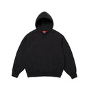 Moletom Supreme Satin Appliqué Black SS26-W9 - Pronta Entrega