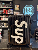 Supreme Mala de Bordo 55x40x20 Aluminium Black - Pronta Entrega