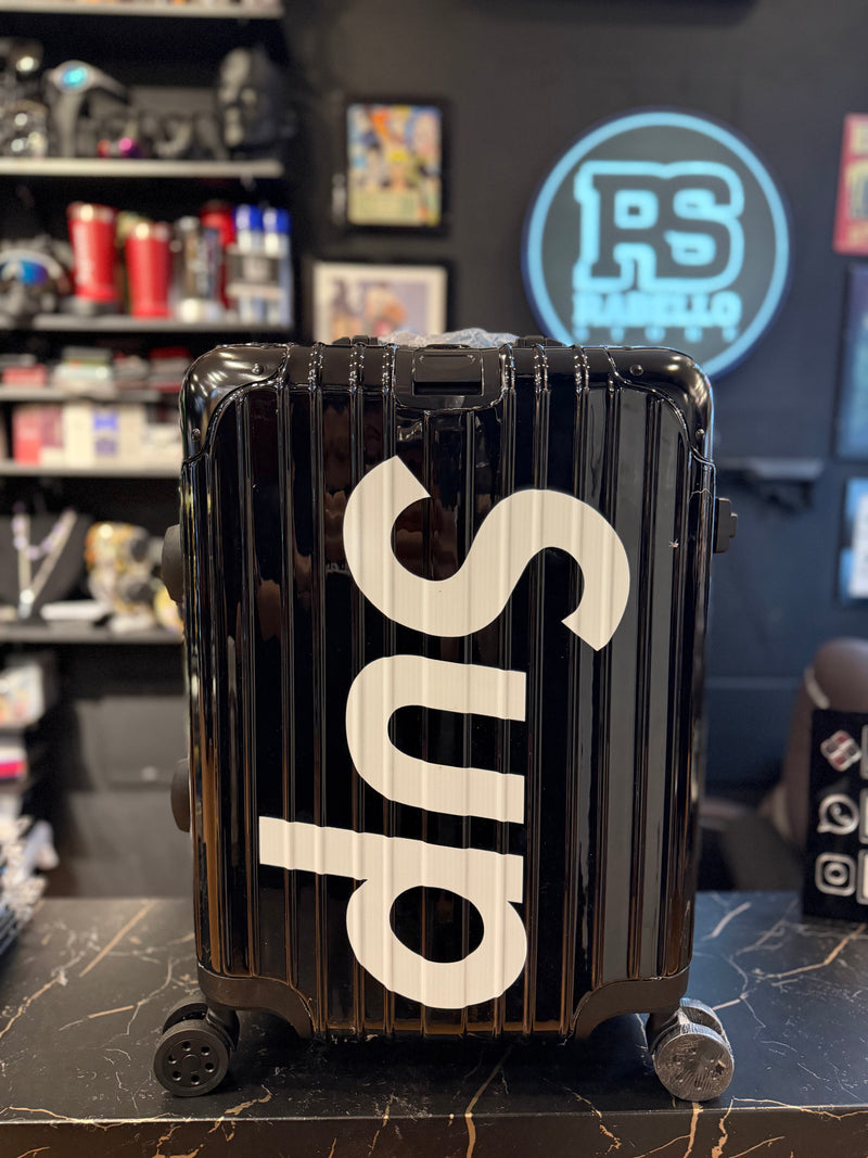 Supreme Mala de Bordo 55x40x20 Aluminium Black - Pronta Entrega