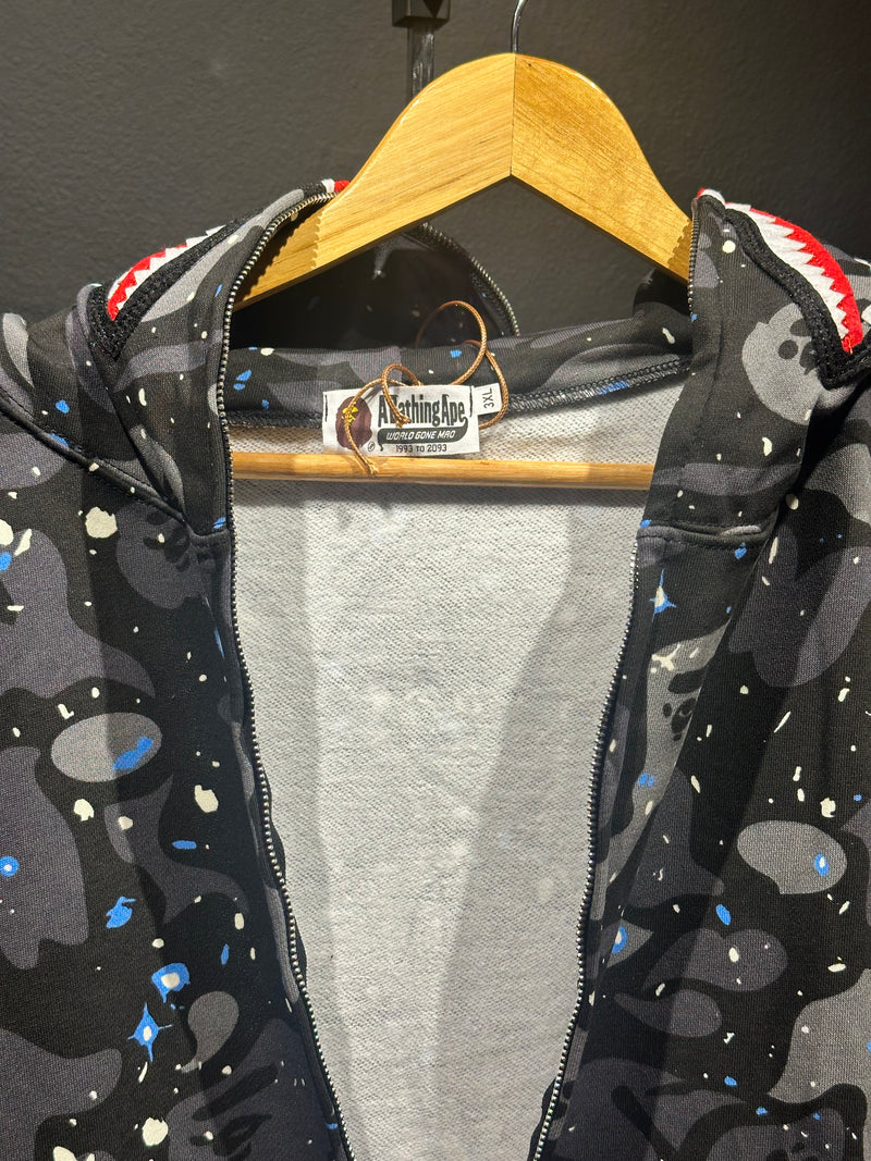 Jaqueta Bape Camo Shark Star Full Zip - Pronta Entrega
