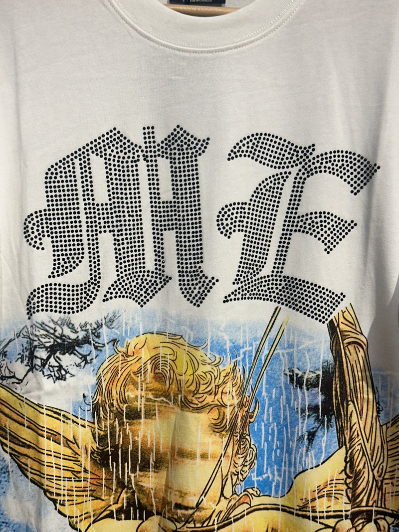 Camiseta Mixed Emotions Angel White - Pronta Entrega