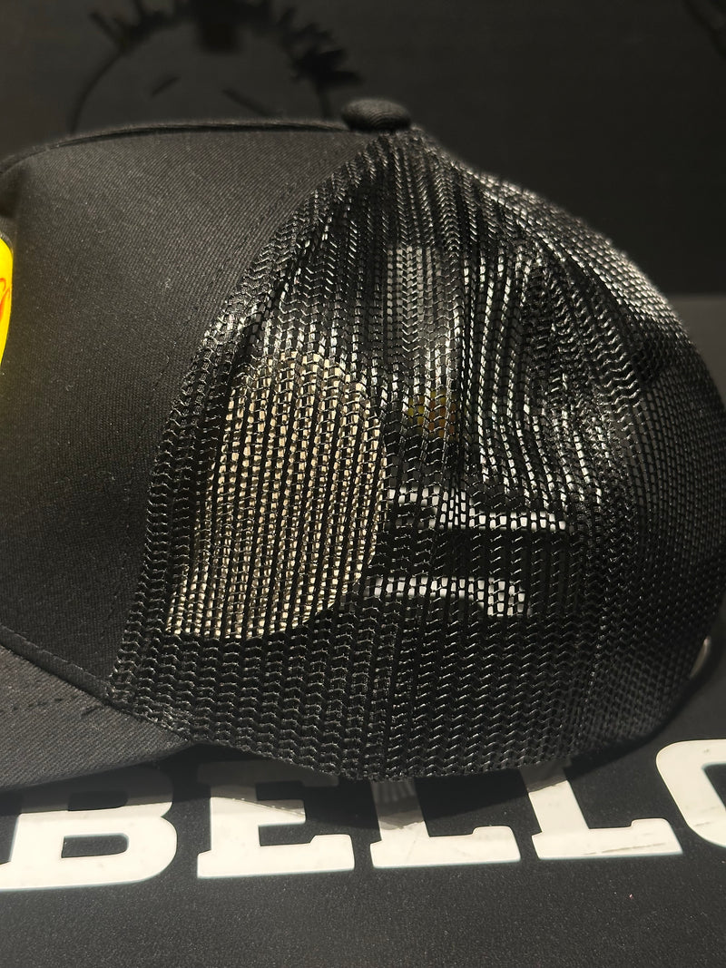 Boné Aba Curva Trucker Bass Pro Shops Black - Pronta Entrega