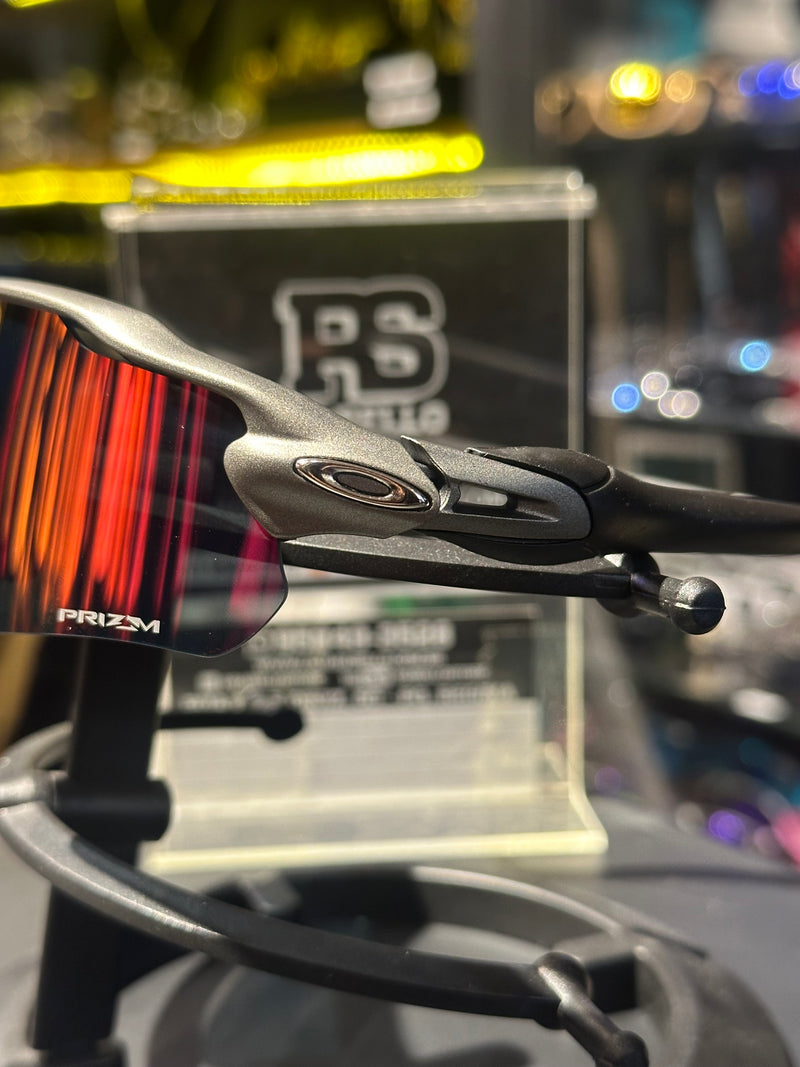 Óculos Oakley Radar Ev Silver Lente Prizm - Pronta Entrega