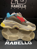 Tênis Balenciaga Triple S Blue Red - Pronta Entrega