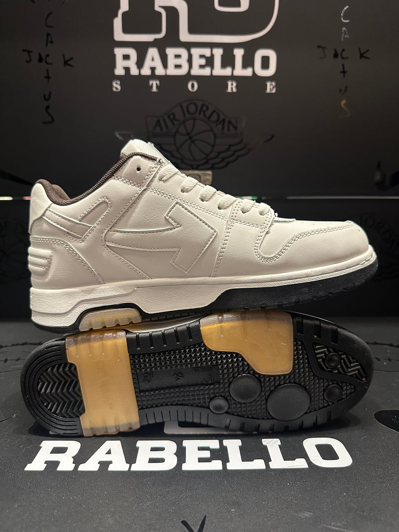 Tênis Off-White Out of Office Logo Black White - Pronta Entrega