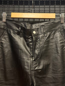 Calça Flare Couro Sintético Black- Pronta Entrega