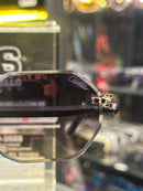 Óculos Cartier Preto Retangular Lente Escura - Pronta Entrega