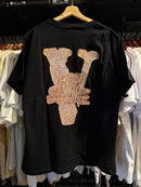 Camiseta Vlone Chain Pop Smoke Preto - Pronta Entrega