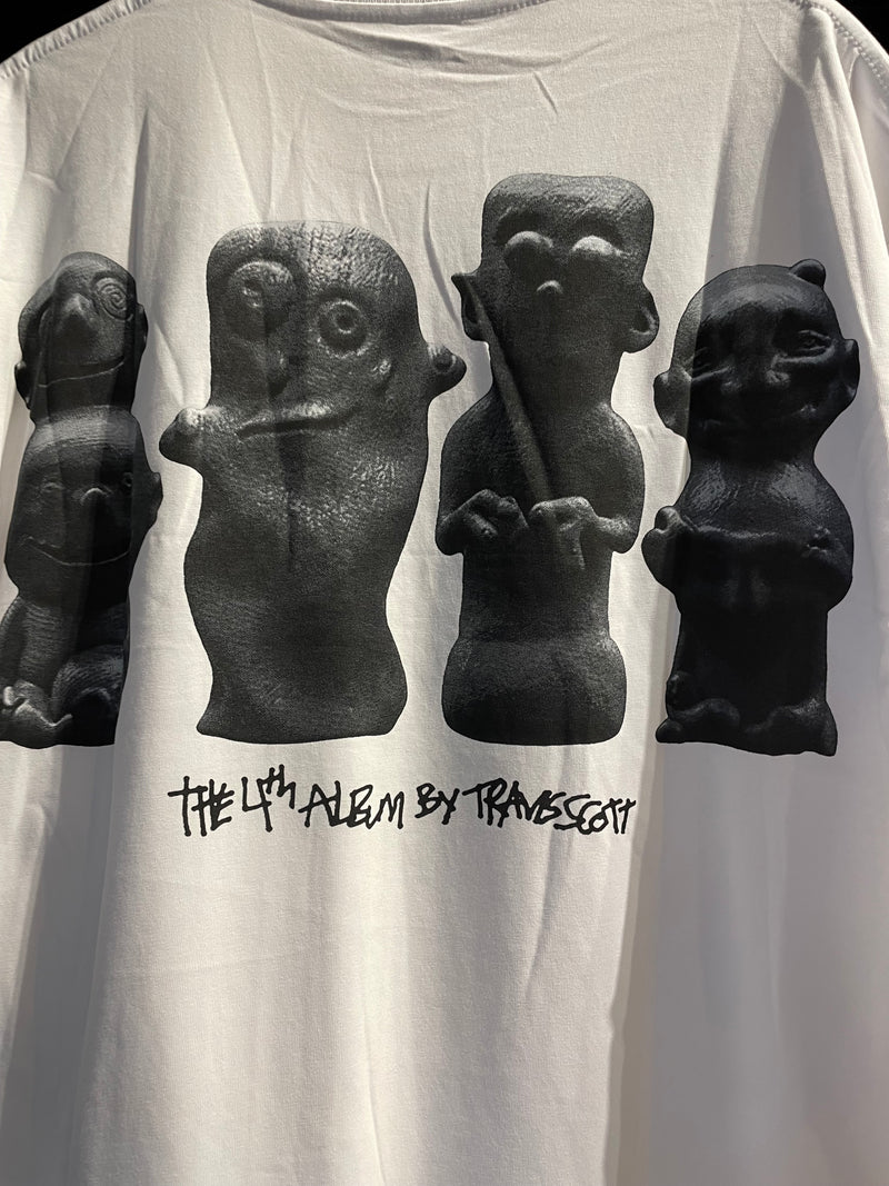 Camiseta TRAVIS SCOTT “UTOPIA” Branca - Pronta Entrega