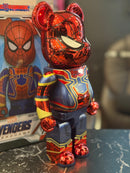 Bearbrick Iron Spider 400% Marvel Toy Boneco Colecionável 28cm - Pronta Entrega