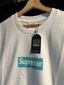 Camiseta Supreme Tiffany & Co.  Branco- Pronta Entrega