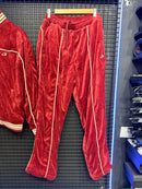 Conjunto Corteiz Velour Red - Pronta Entrega