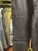 Calça Jeans Louis Vuitton Monogram Black - Pronta Entregae