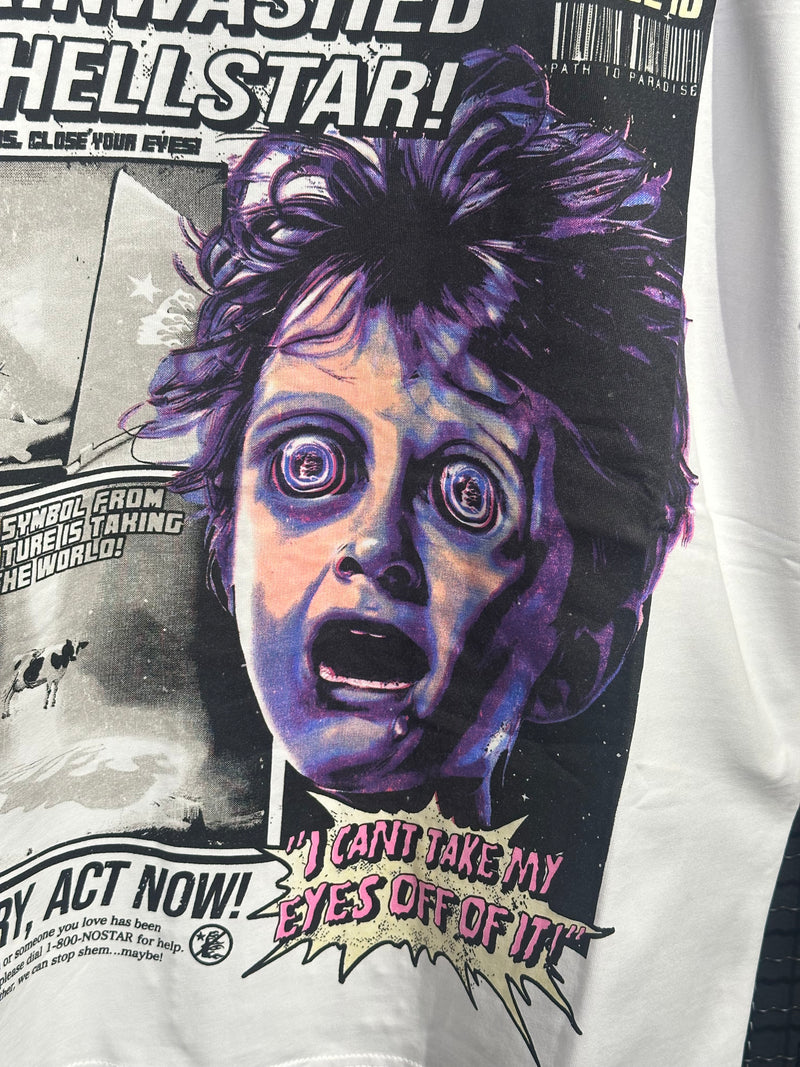 Camiseta Hellstar Breaking News White - Pronta Entrega