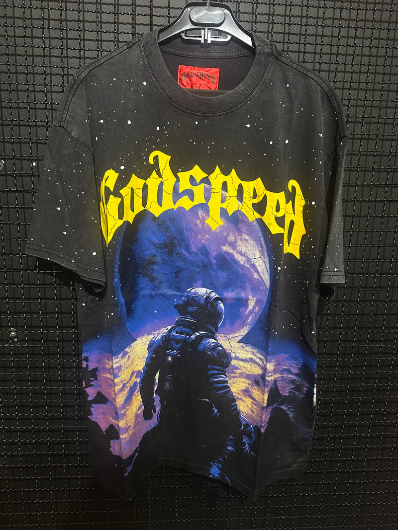 Camiseta Godspeed “To The Moon” Black - Pronta Entrega