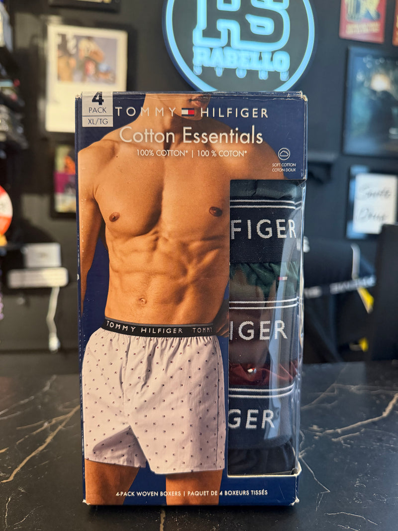 Tommy Hilfiger Pack 4 unidades Cotton Essentials 100% - Pronta Entrega