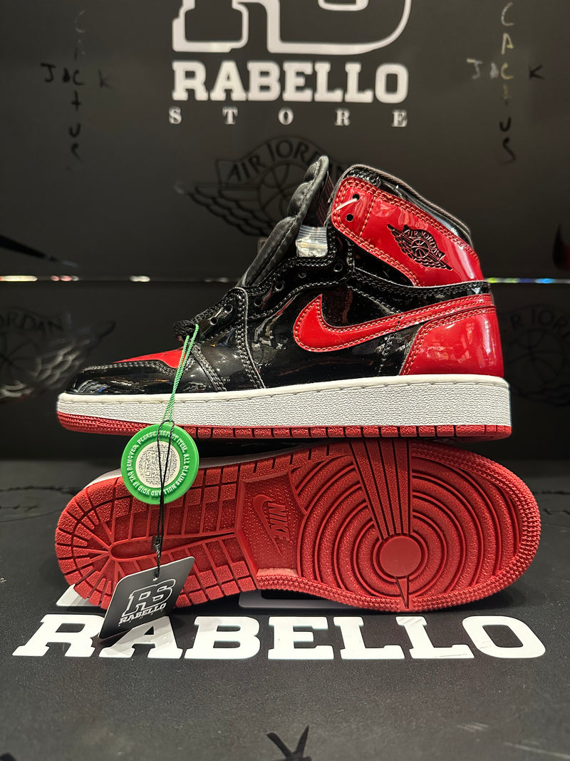 Tênis Air Jordan 1 Retro High OG Patent Bred Vermelho - Pronta Entrega