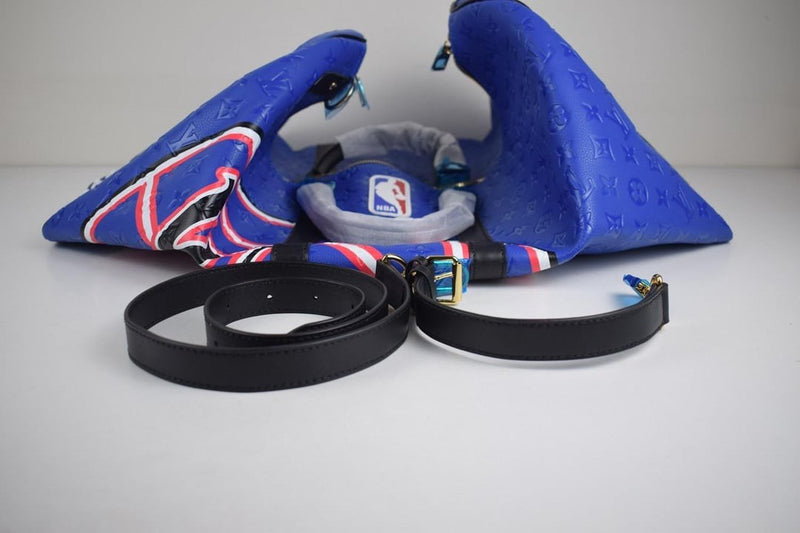 Louis Vuitton Keepall Bandouliere 55 NBA LV Blue Basketball Weekend Travel Bag - Encomenda