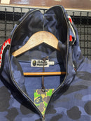 Jaqueta Bape Shark Camo Blue Full Zip - Pronta Entrega