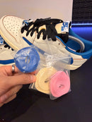 Tênis Nike Air Jordan 1 Low Travis Scott Fragment Military Blue - Pronta Entrega