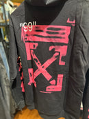 Moletom Off-White Impressionism’ Preto - Pronta Entrega