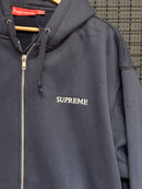 Jaqueta Supreme “I Don’t Give a Fuck” Blue - Pronta Entrega